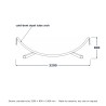 Dessin indicatif ; dimensions et construction confirmées dans le devis