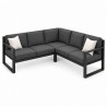Canapé de jardin Loft, concept d'angle en L — configuration supplémentaire, hors fourniture standard