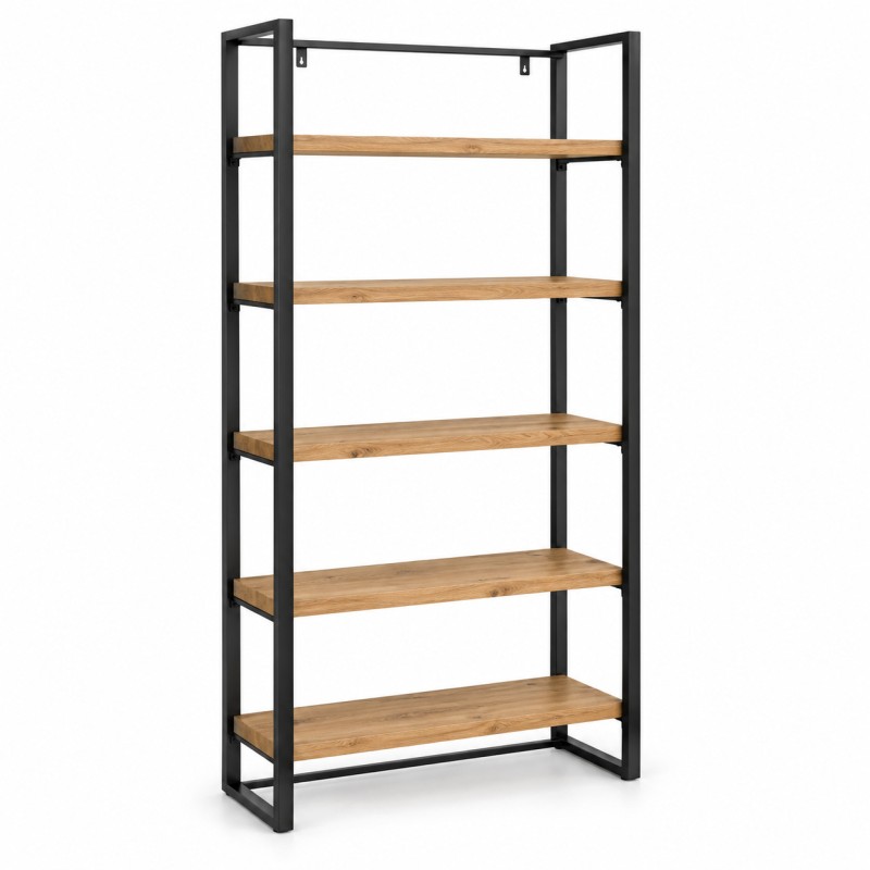 Loft Bookcase in Steel and Oak, studio view