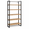 Loft Bookcase in Steel and Oak, studio view