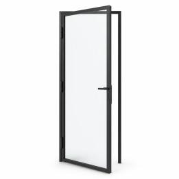 Single Light Steel Loft Door, studio view