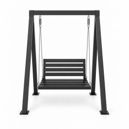 Hollywoodschaukel aus Aluminium, Studioansicht
