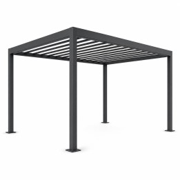 Pergola-Carport aus Stahl, Studioansicht