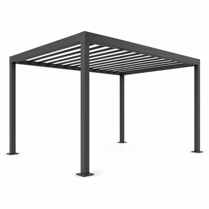 Steel Pergola Carport, studio view