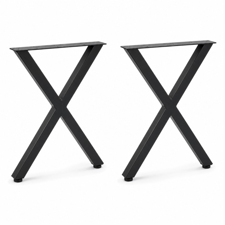 Gambe a X per Tavolo (Coppia), vista in studio