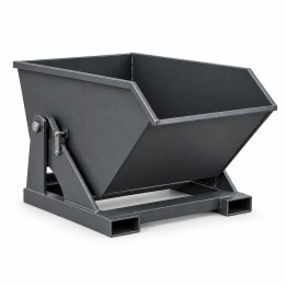 Self-Dumping Steel Hopper for Production Waste, studio view