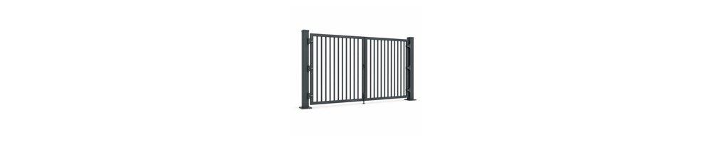 Metal gates and fences in welded steel: made to measure